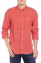 Men's Todd Snyder Regular Fit Linen Sport Shirt - Red