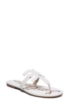 Women's Sam Edelman Carter Thong M - White
