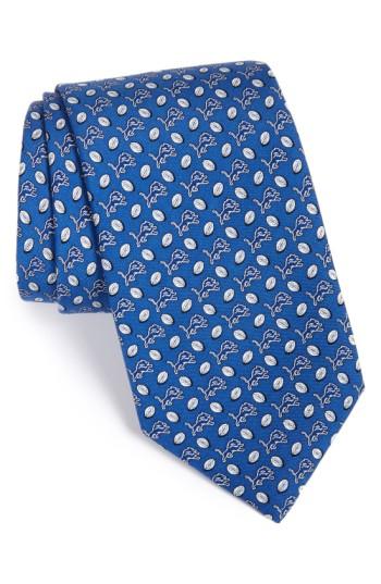 Men's Vineyard Vines 'detroit Lions - Nfl' Woven Silk Tie