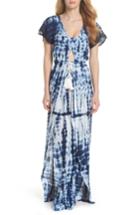 Women's Surf Gypsy Tie Dye Cover Up - Blue