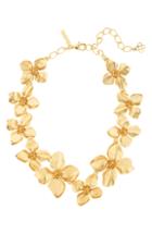 Women's Oscar De La Renta Flower Collar Necklace
