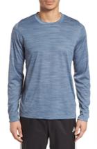 Men's Adidas Ultimate Tech Long Sleeve T-shirt - Blue