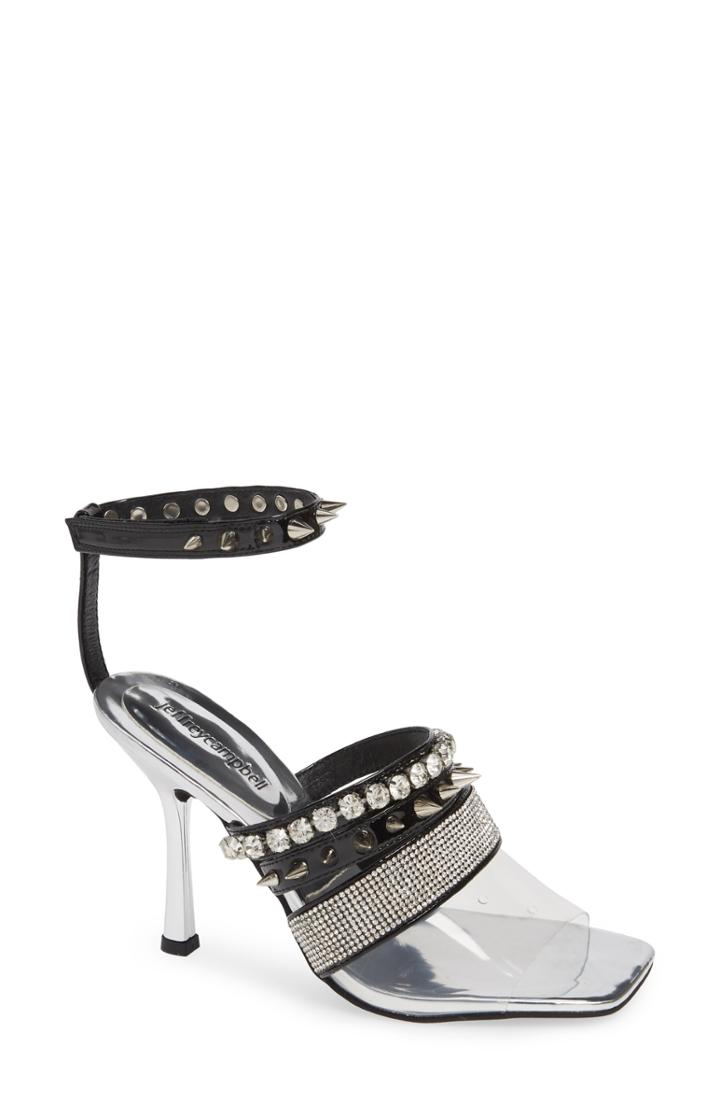 Women's Jeffrey Campbell Glitz Sandal M - Metallic