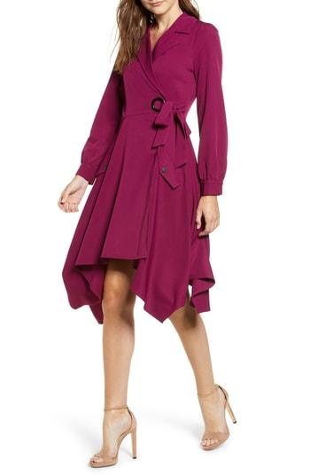 Women's Chriselle Lim Wren Trench Dress - Purple
