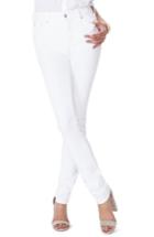 Women's Nydj Marilyn Stretch Straight Jeans - White