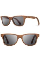 Men's Shwood 'canby' 54mm Polarized Wood Sunglasses - Walnut/ Grey
