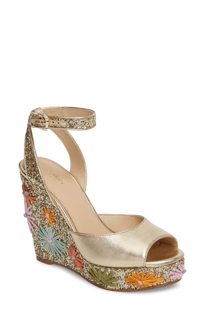 Women's Botkier Jessie Wedge Sandal M - Metallic