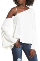 Women's Leith One-shoulder Bell Sleeve Top - Ivory