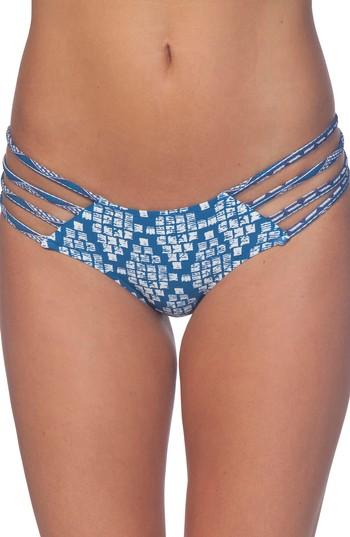 Women's Rip Curl South Winds Luxe Hipster Bikini Bottoms - Blue