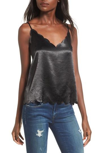 Women's Bp. Scallop Edge Camisole - Black