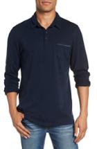 Men's M.singer Long Sleeve Jersey Polo - Blue