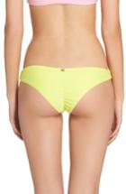 Women's Pilyq Ruched Bikini Bottoms - Yellow