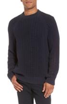 Men's Vince Open Weave Raglan Sweater, Size - Blue