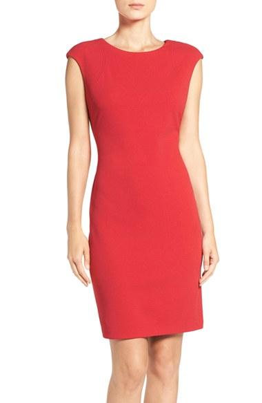 Women's Vince Camuto Crepe Sheath Dress