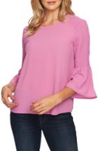 Women's Cece Smocked Sleeve Blouse, Size - Pink