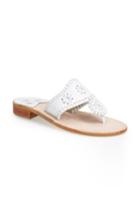 Women's Jack Rogers Whipstitched Flip Flop .5 W - White