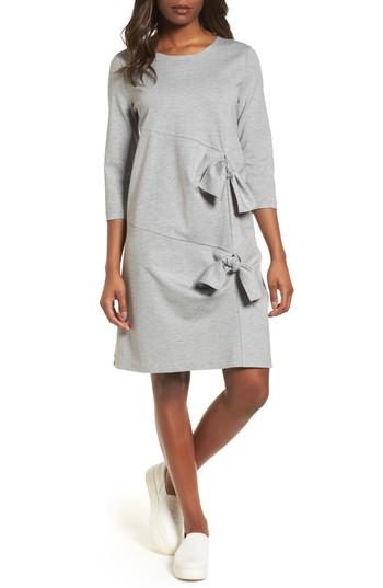Women's Halogen Tie Detail Dress - Grey