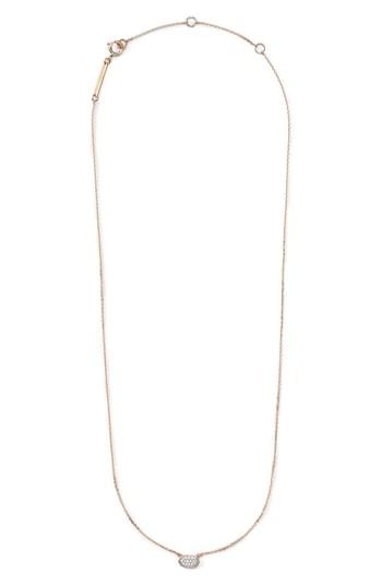 Women's Kendra Scott Marisa Diamond & Rose Gold Pendant Necklace