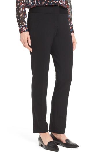 Petite Women's Vince Camuto Ponte Ankle Pants P - Black