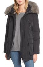 Women's Derek Lam 10 Crosby Down Parka With Genuine Fox Fur