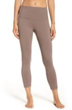 Women's Zella High Waist Lattice Midi Leggings, Size - Brown