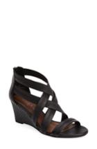 Women's Donald J Pliner Jemi Wedge Sandal M - Black