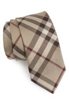Men's Burberry Silk Tie, Size - Beige