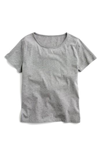 Women's J.crew New Crewneck Tee, Size - Grey