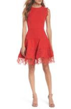 Women's Bronx And Banco Antonia Fit & Flare Dress - Red