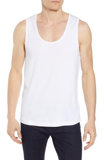 Men's French Connection Basic 72 Tank - White