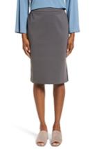 Women's Eileen Fisher Tencel Blend Pencil Skirt, Size - Brown