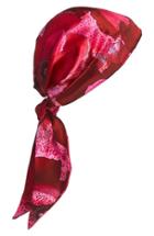 L. Erickson 'it's A Wrap' Silk Head Wrap, Size - Pink