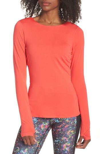 Women's Zella Realized Long Sleeve Tee - Red