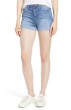 Women's Sp Black Cuffed Boyfriend Denim Shorts - Blue