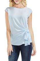 Women's Vince Camuto Tie Front Blouse - Blue