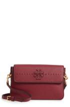 Tory Burch Mcgraw Leather Shoulder Bag - Red