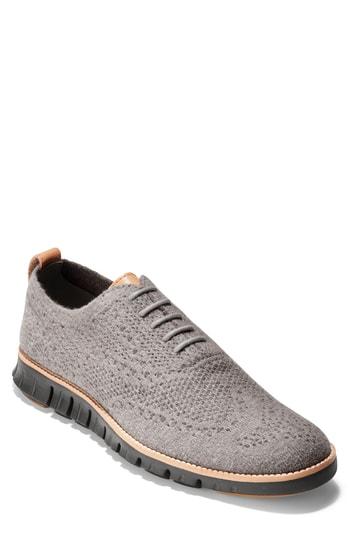 Men's Cole Haan Zerogrand Stitchlite(tm) Water Resistant Wool Oxford M - Grey
