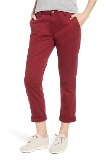 Women's Current/elliott The Confidant Pants - Red