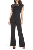 Women's Harlyn Lace Illusion Top Jumpsuit - Black