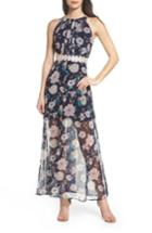 Women's Foxiedox Brylee Floral Print Maxi Dress - Blue