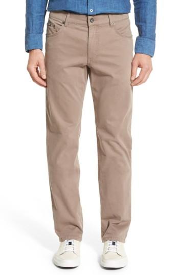 Men's Brax Cooper Stretch Pima Cotton Pants X 32 - Grey