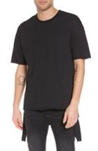 Men's The Rail Raw Edge Strapped T-shirt - Black