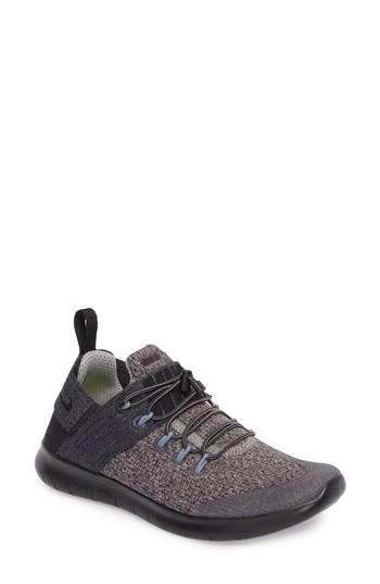 Women's Nike Free Rn Commuter 2017 Premium Running Shoe .5 M - Black