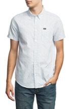 Men's Rvca That'll Do Floral Woven Shirt - White