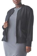 Women's Universal Standard Barra Wool Blend Suiting Bomber Jacket