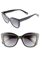 Women's Diff Ruby 54mm Polarized Sunglasses - Black/ Grey
