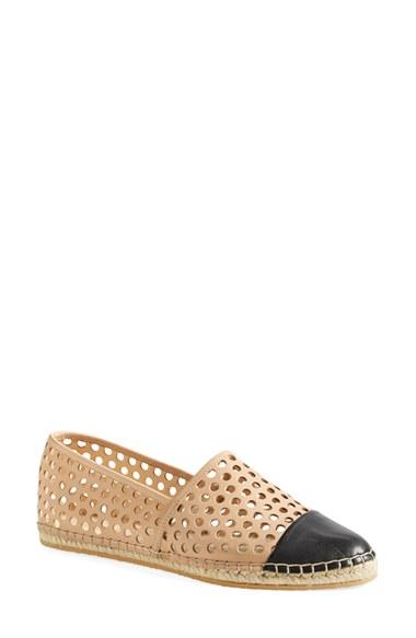 Women's Loeffler Randall 'mara' Espadrille Flat M - Beige