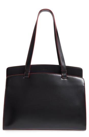 Lodis Jana - Work Leather Tote - Black