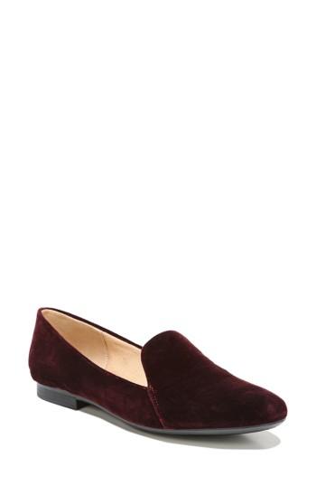 Women's Naturalizer Emiline Flat Loafer .5 N - Red