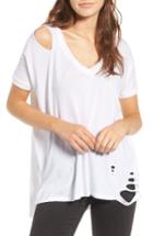 Women's Michelle By Comune Gunter Ripped Tee - White